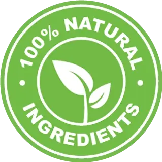 EyeVitalis 100% natural ingredients badge
